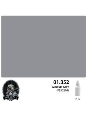 Акриловая краска Jim Scale Medium Gray (FS36270), 18 мл