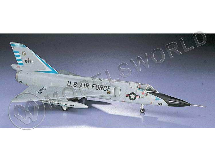 Склеиваемая пластиковая модель Самолет F-106A Delta Dart C11. Масштаб 1:72 - фото 1