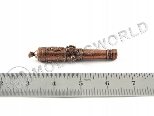 Пушка с декоративным узором, под бронзу, 36 мм, 2 шт