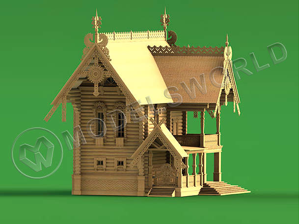 Набор для постройки модели Терем русского подворья, 1873 г. Масштаб 1:72 Набор для постройки модели Терем русского подворья, 1873 г. Масштаб 1:72 - фото 1