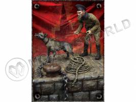 Фигура Русский караульный с собакой. Масштаб 1:35