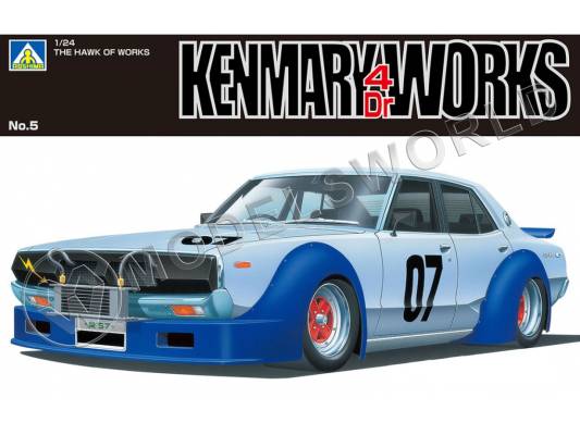 Склеиваемая пластиковая модель Kenmary 4Dr Works (Nissan Skyline). Масштаб 1:24