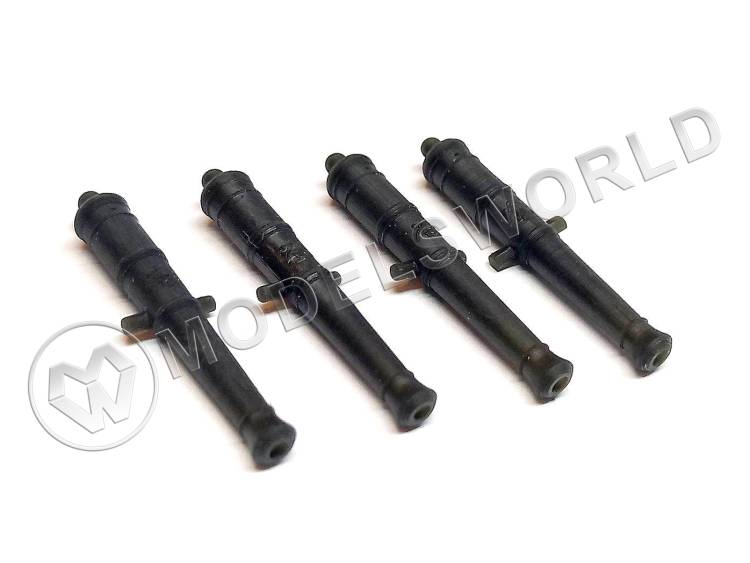 Cтвол 6ф русской пушки с гербом 28 мм MASTER KORABEL, фотополимер, 4 шт - фото 1