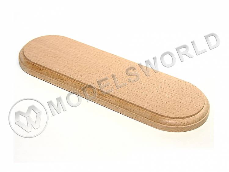 Основание овальное 300х100 мм, бук - фото 1