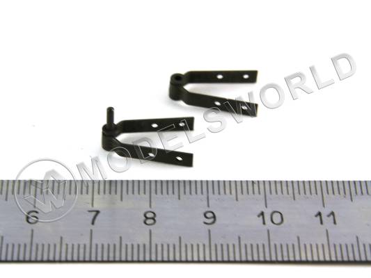 Петля для руля, черненый металл, 5 мм, 1 пара