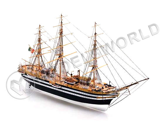 Набор для постройки модели корабля AMERIGO VESPUCCI. Масштаб 1:150 - фото 1
