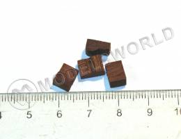 Эзельгофт французского типа, орех, 6х8 мм, 1 шт