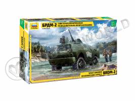 Склеиваемая пластиковая модель Советская бронированная разведывательно-дозорная машина БРДМ-2. Масштаб 1:35