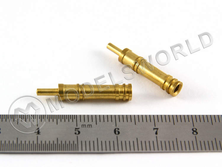 Макет пушки, латунь, 12 мм, 2 шт Макет пушки, латунь, 12 мм, 2 шт - фото 1