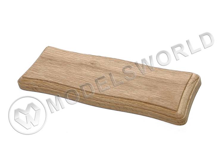 Основание фигурное 300х100 мм, дуб Основание фигурное 300х100 мм, дуб - фото 1