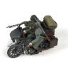 Склеиваемая пластиковая модель Немецкий мотоцикл Zundapp K800 с коляской. Масштаб 1:35