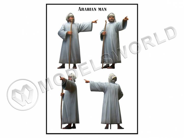 Фигура Арабский житель. Масштаб 1:35 - фото 1