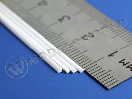 Пруток пластиковый четверть круга 1.0 мм, 5 шт