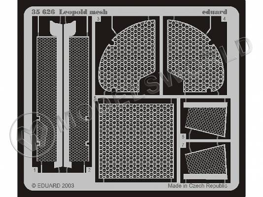 Фототравление для Leopold mesh, Dragon. Масштаб 1:35