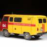Склеиваемая пластиковая модель УАЗ "3909" Аварийная газовая служба. Масштаб 1:43