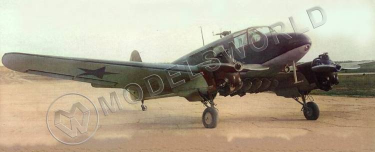 Модель самолета из Ф.П. смолы Як-6НББ. Масштаб 1:32 Модель самолета из Ф.П. смолы Як-6НББ. Масштаб 1:32 - фото 1