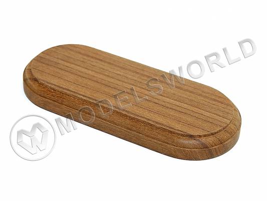 Основание овальное 210х90 мм, красное дерево