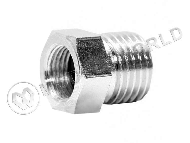 Переходник штуцер 1/4" - гайка 1/8" - фото 1