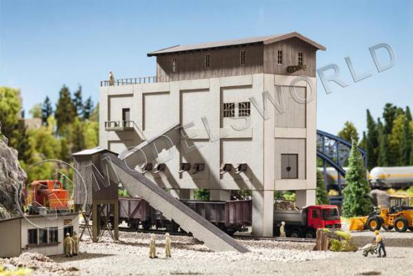 Макет гравийного завода. Масштаб H0