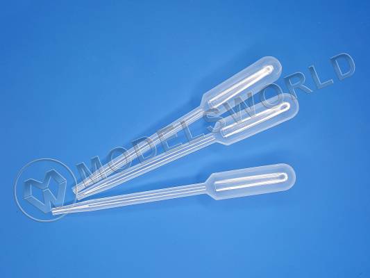 Пипетка для колеровки краски без шкалы, 5 мл, 10 шт