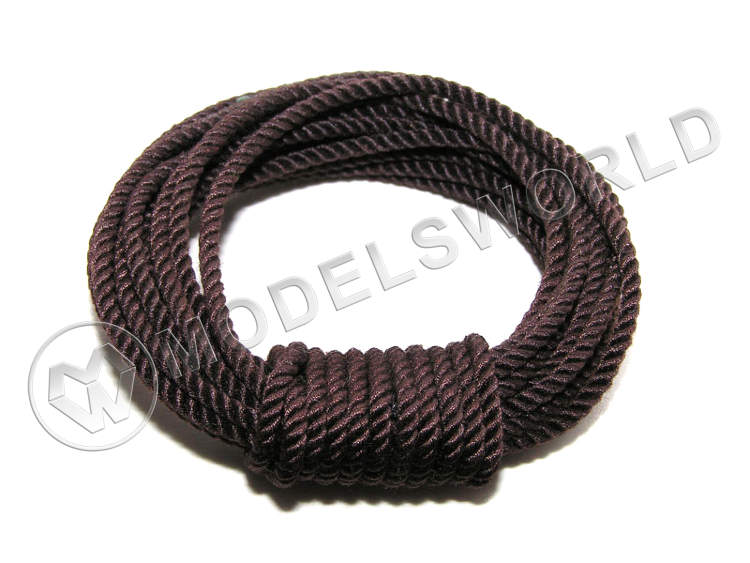 Снасть такелажная три стреньги, 78 нитей, d=2.15 мм, 3 м - фото 1