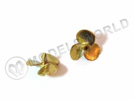 Винт 3-х лопастной РИФ, современный флот, диаметр 12.3 мм, 2 шт. Масштаб 1:350