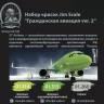 Набор акриловых красок Jim Scale «Авиакомпания S7»
