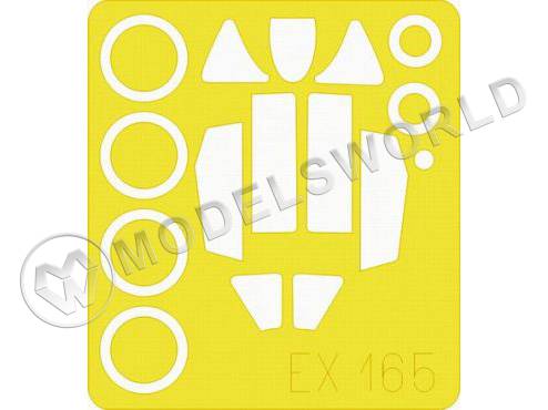 Окрасочная маска на MiG-15bis, Tamiya. Масштаб 1:48