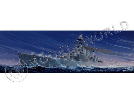 Сборная пластиковая модель линейный крейсер HMS Hood. Масштаб 1:350