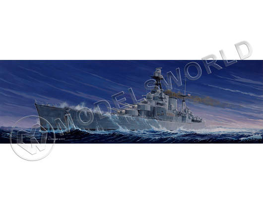 TP-05302_s.jpg Сборная пластиковая модель линейный крейсер HMS Hood. Масштаб 1:350 - фото 1