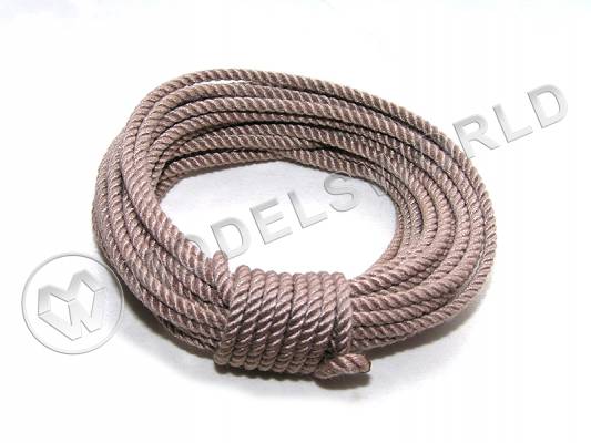 Снасть такелажная три стреньги, 54 нити, d=1.92 мм, 3 м