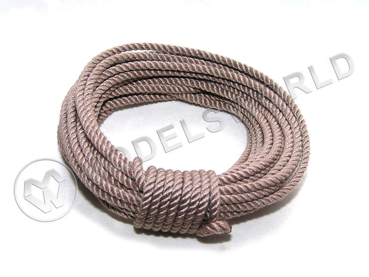 Снасть такелажная три стреньги, 54 нити, d=1.92 мм, 3 м - фото 1