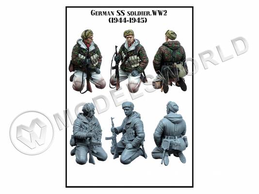 Фигура Германский солдат WW2, 1944-45 гг. Масштаб 1:35