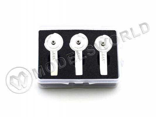 Набор ревитеров  d 15 мм, шаг - 0.5/0.55/0.6 мм, 3 шт