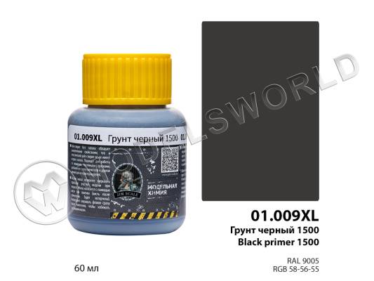Грунт черный 1500 Black primer Jim Scale, 60 мл