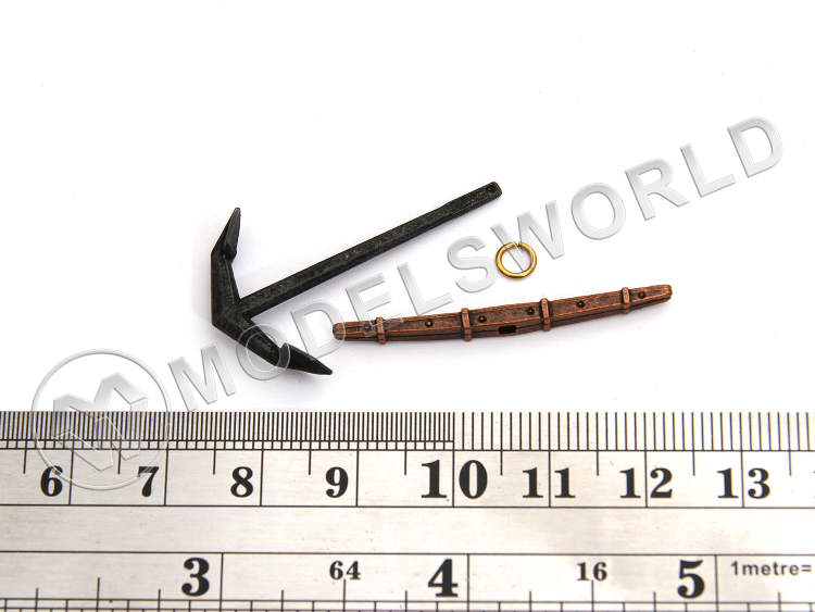 Якорь французского типа, металл, 35 мм Якорь французского типа, металл, 35 мм - фото 1