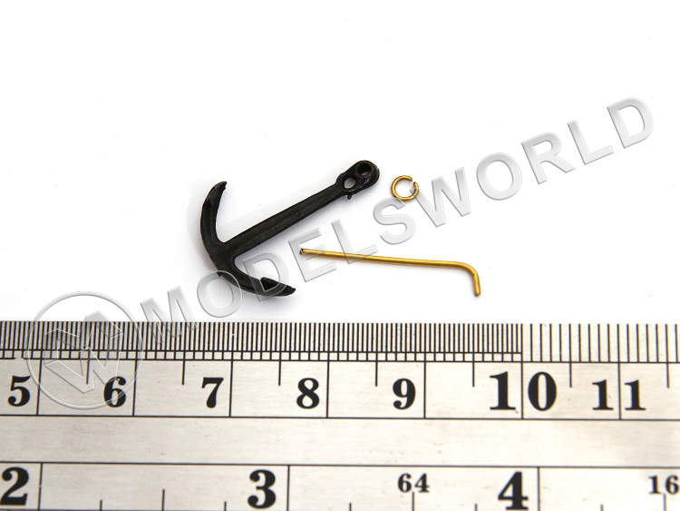 Адмиралтейский якорь, металл, 20 мм - фото 1