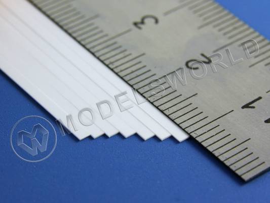 Полоска пластиковая 0.25х1.5 мм, 10 шт