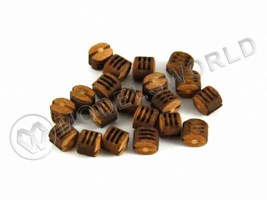 Блок трехшкивный 3.5 мм, груша, 10 шт