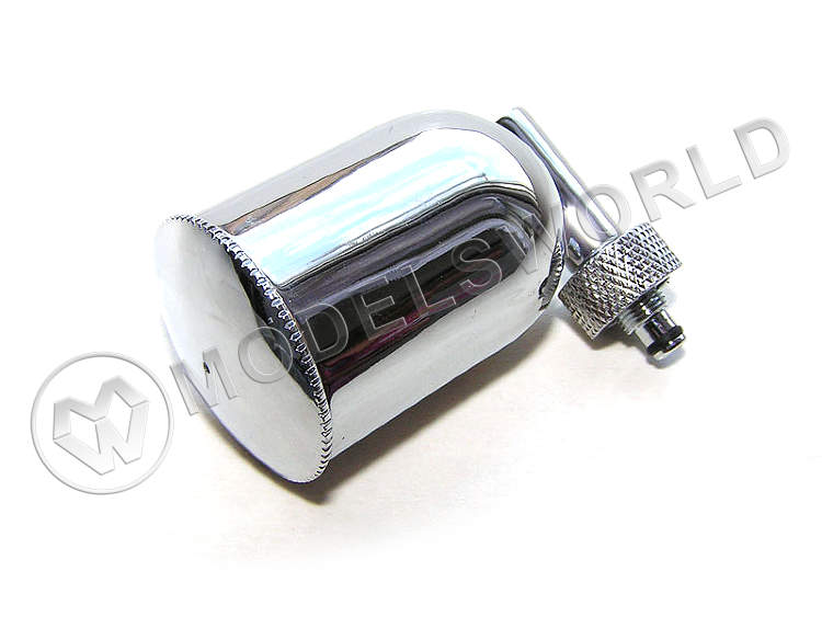 Емкость с крышкой, 13 мл, трубка 90 градусов, гайка, металл - фото 1