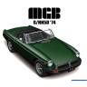 Склеиваемая пластиковая модель автомобиль MG-B G/HN5D MK-3 '74. Масштаб 1:24