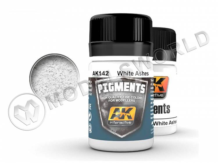 Пигмент белый пепел, 35 мл - фото 1