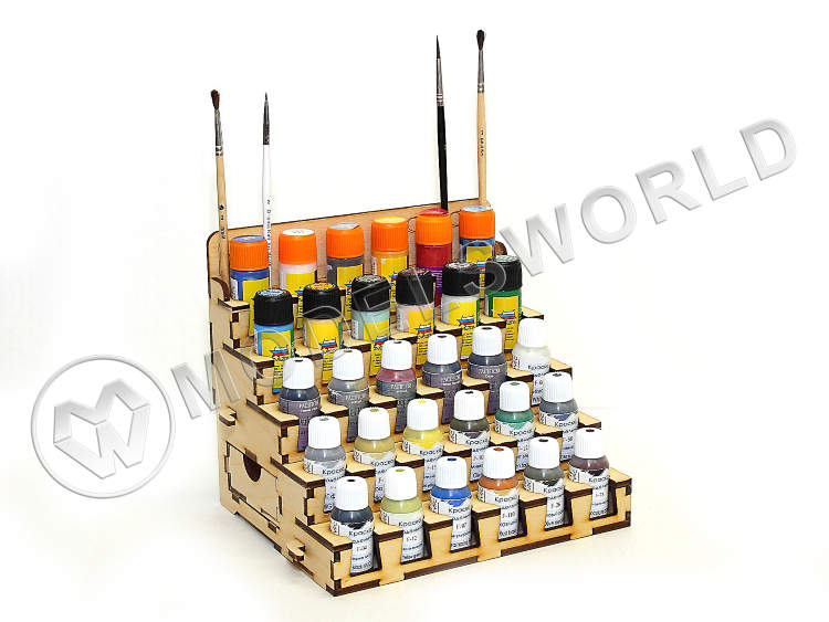 Органайзер под краску на 30 баночек 23 мм. 1 шт Органайзер под краску на 30 баночек 23 мм. 1 шт - фото 1