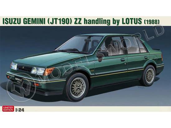 Склеиваемая пластиковая модель автомобиль Isuzu Gemini (JT190) ZZ (Limited Edition). Масштаб 1:24 Склеиваемая пластиковая модель автомобиль Isuzu Gemini (JT190) ZZ (Limited Edition). Масштаб 1:24 - фото 1