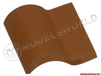 Черепица обычная, масштаб 1:10, 25 шт - фото 1