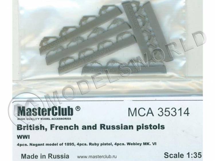Пистолеты Англии, Франции и России. Масштаб 1:35 - фото 1
