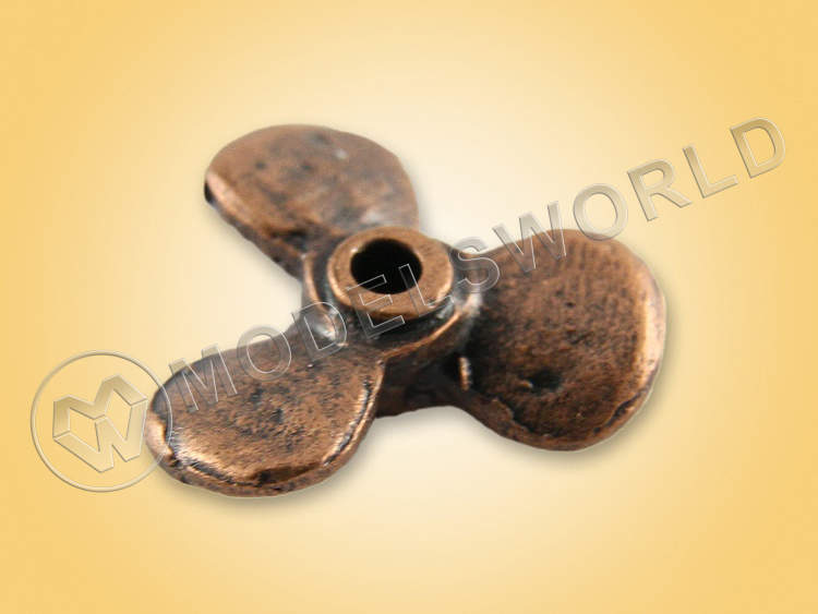 Винт трехлопастной левый, металл, 12 мм, 1 шт - фото 1