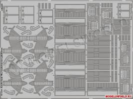 Фототравление платформы для механиков для модели Sunderland Mk. I, Italeri. Масштаб 1:72