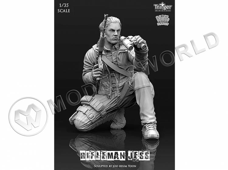 Фигура Rifleman Jess стрелок. Масштаб 1:35 - фото 1