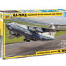 Склеиваемая пластиковая модель Военно-транспортный самолёт Ил-76МД. Масштаб 1:144